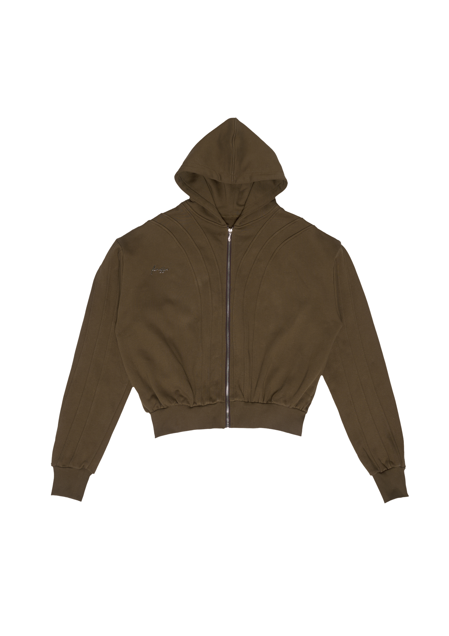 Comfy Brown Zip Hoodie