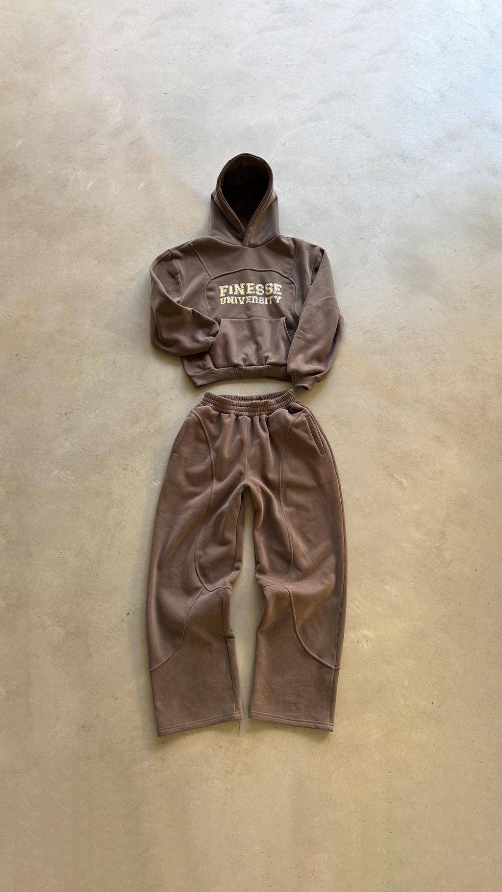College Brown Hoodie