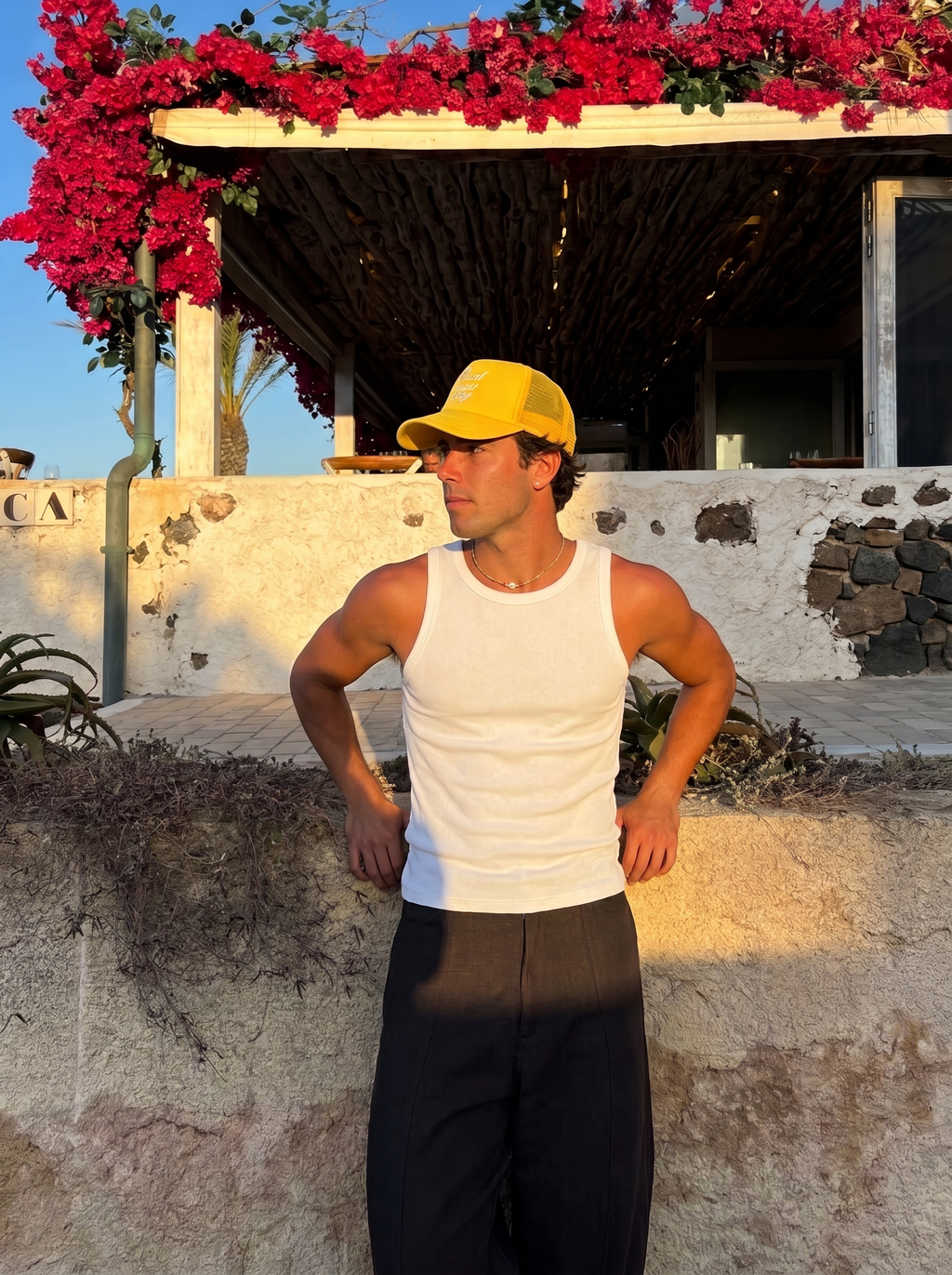 "Bad hair day" Yellow Trucker Hat