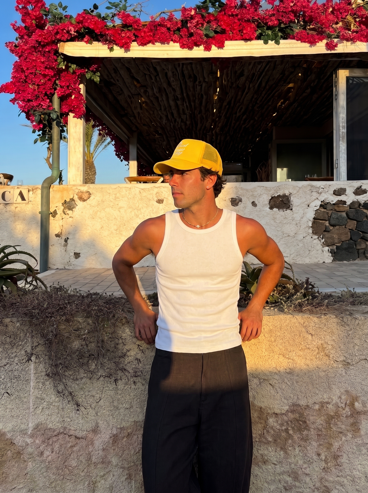 "Bad hair day" Yellow Trucker Hat