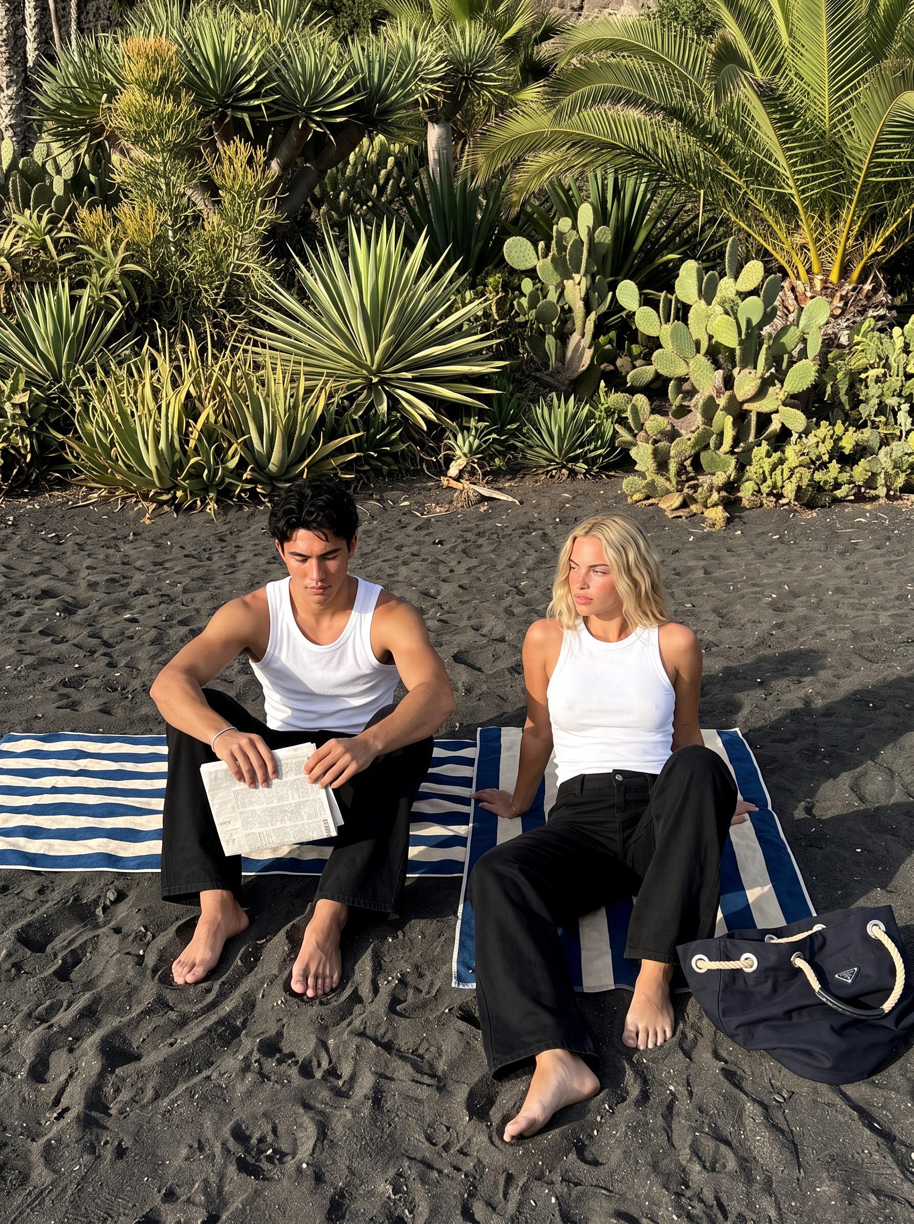 Athletic White Tank Top