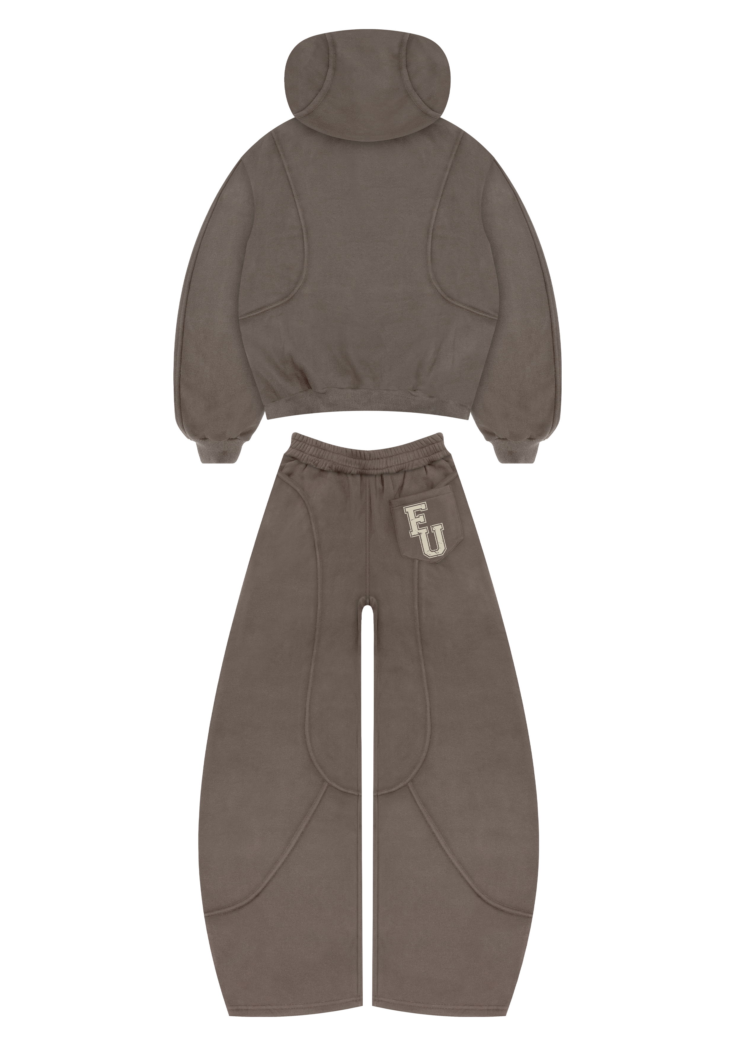College Brown Tracksuit