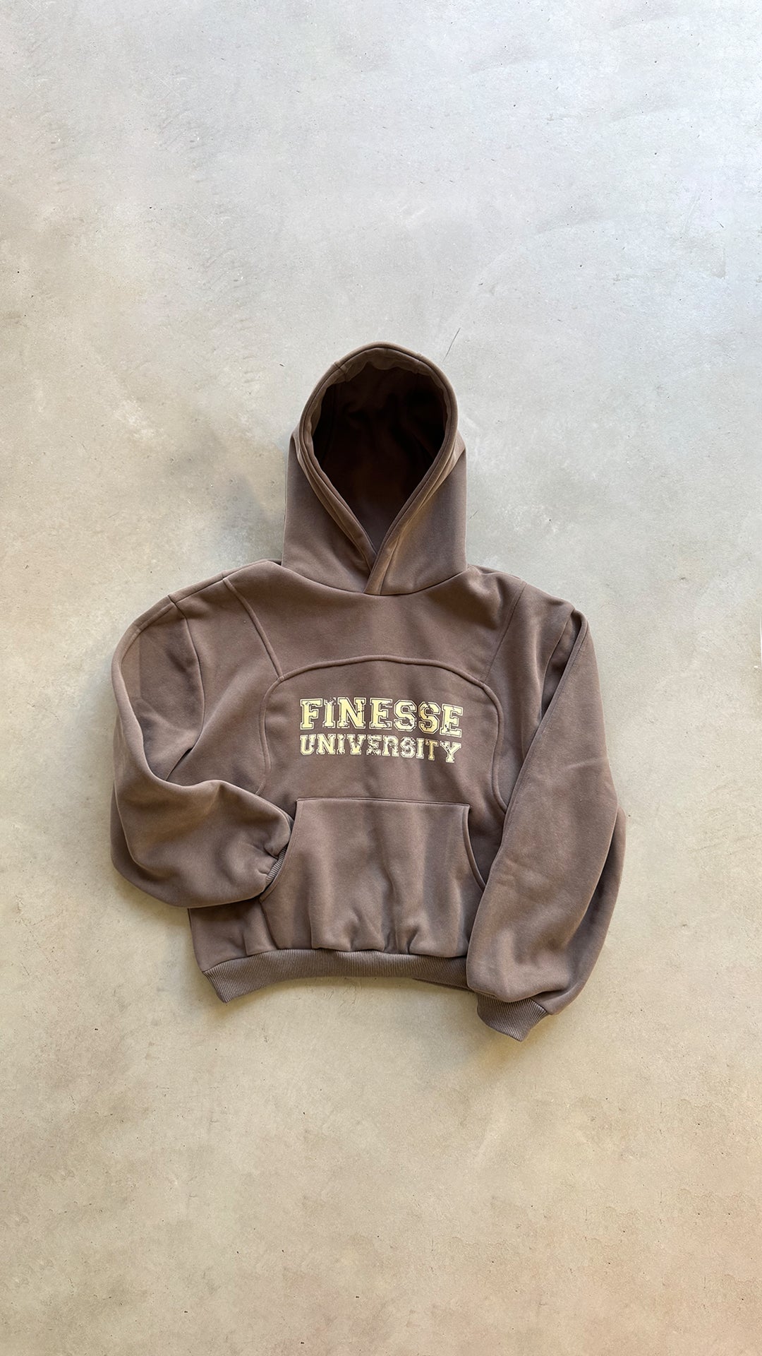 College Brown Hoodie