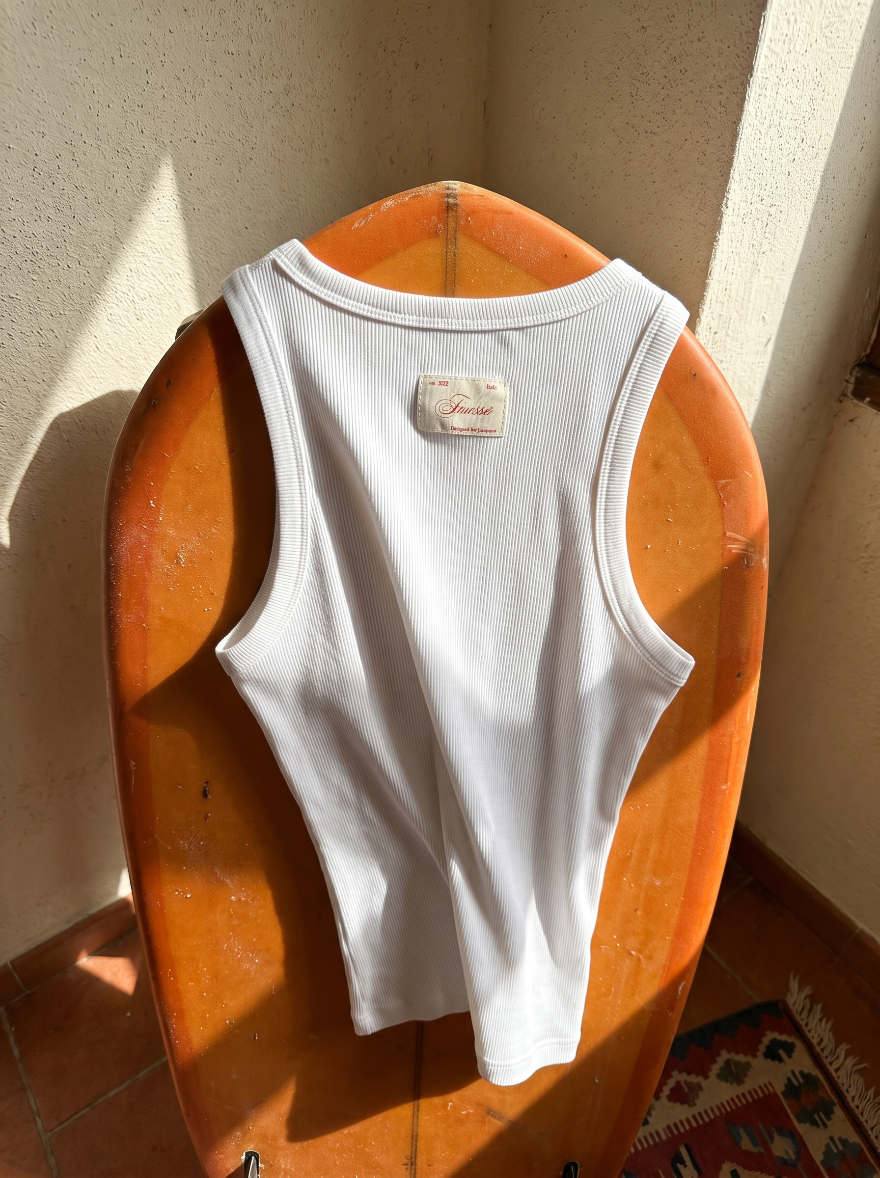 Athletic White Tank Top