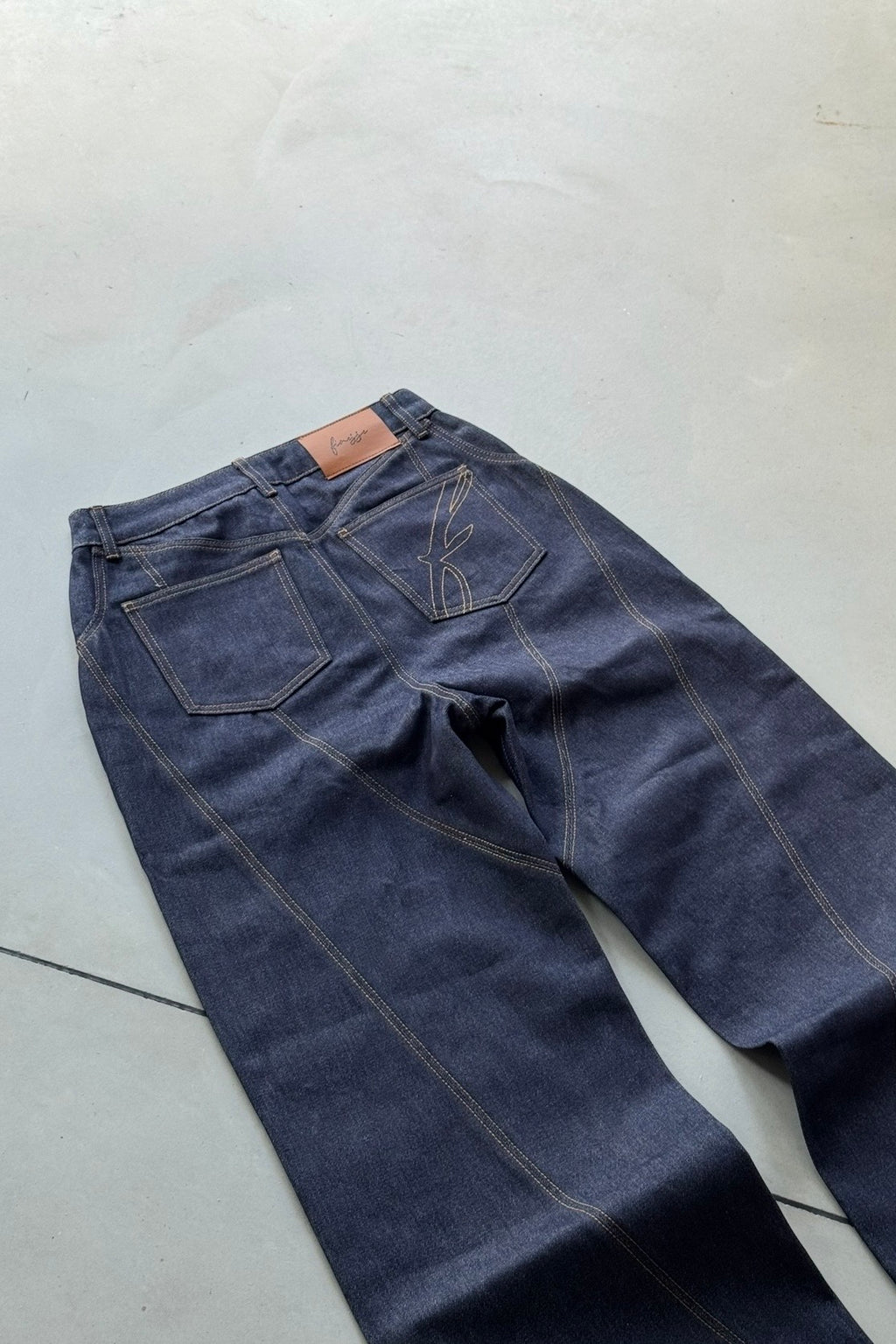 Raw Denim Pants