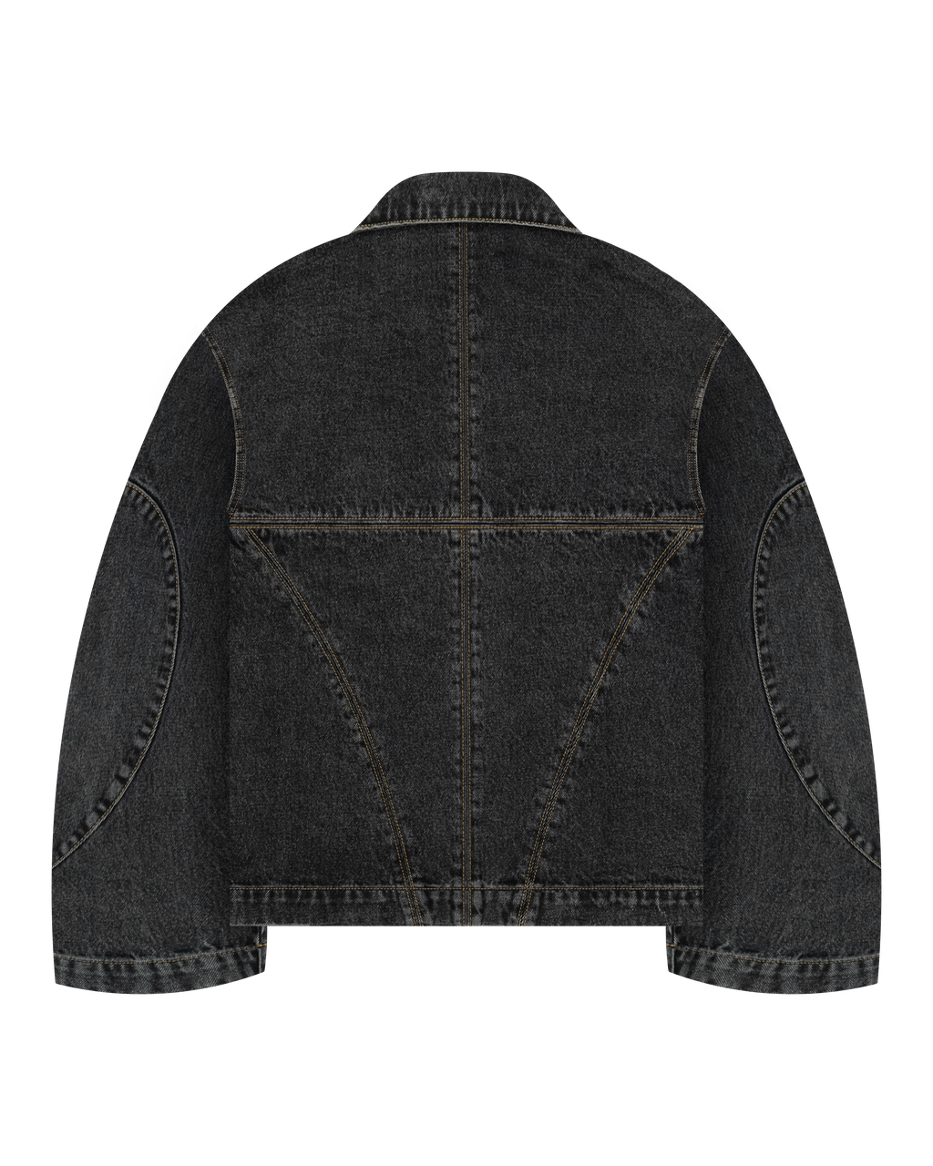 Black Washed Denim Jacket