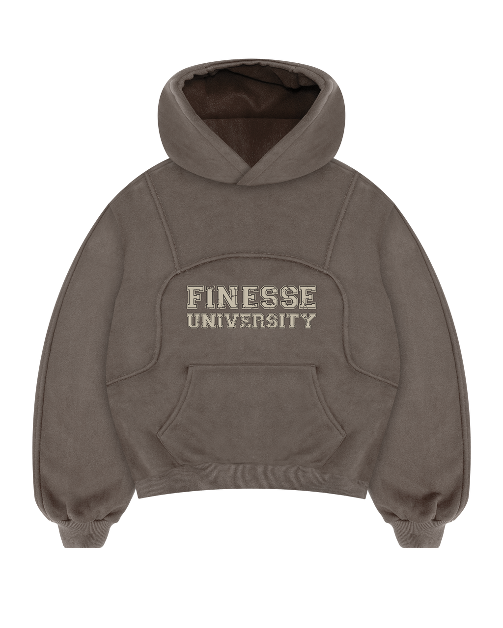 College Brown Hoodie