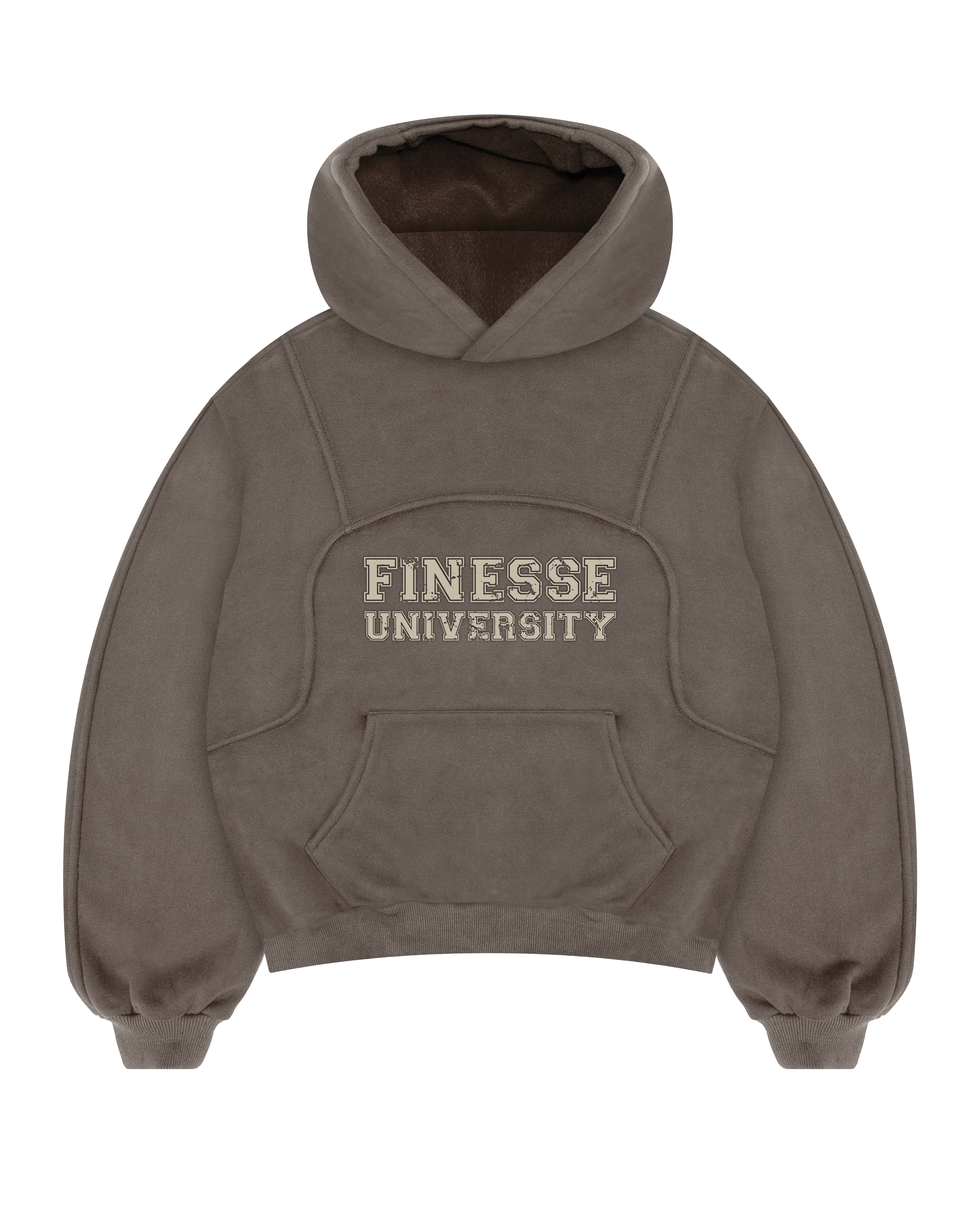 College Brown Hoodie