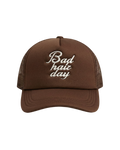 "Bad hair day" Brown Trucker Hat