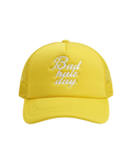 "Bad hair day" Yellow Trucker Hat