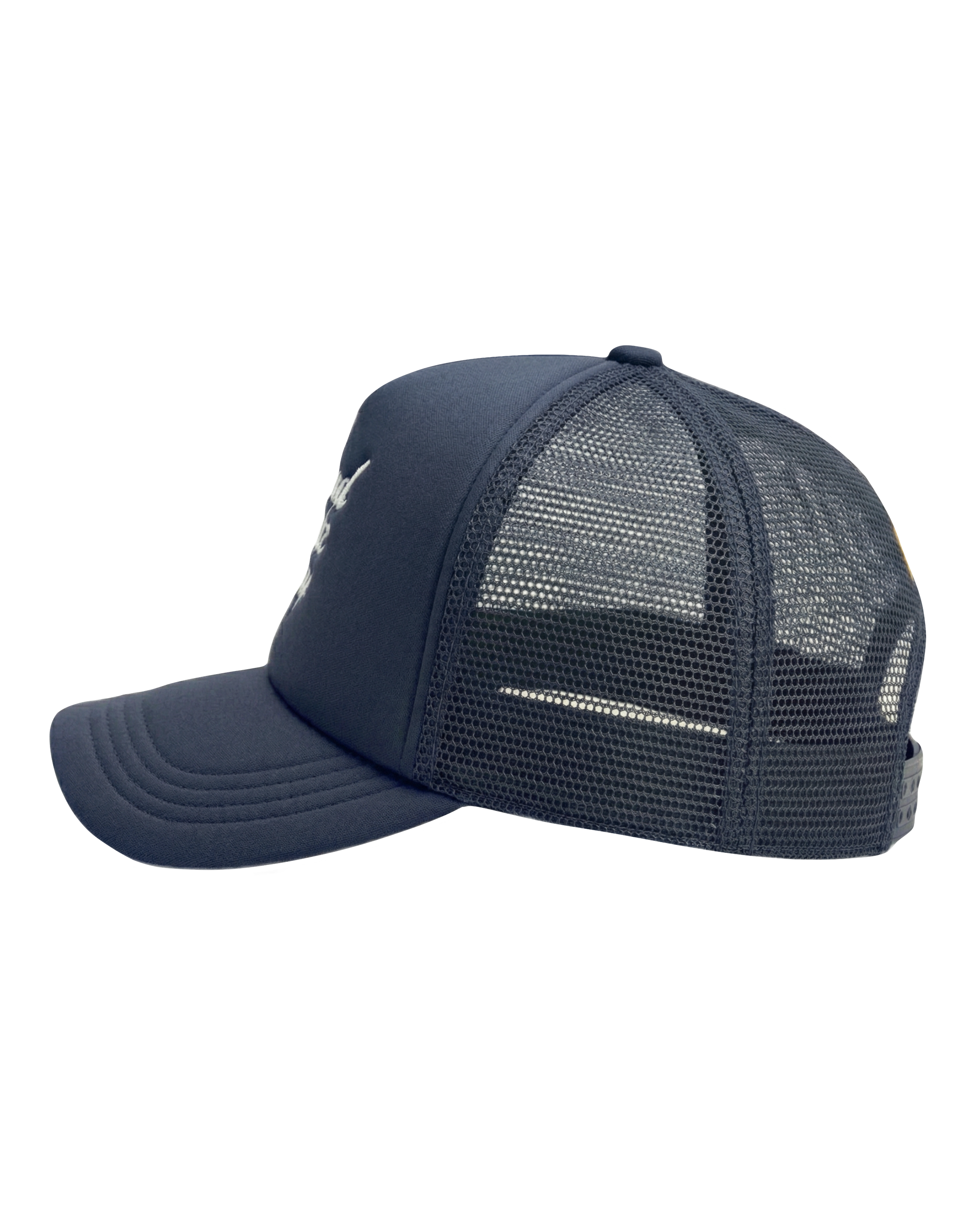 "Bad hair day" Blue Trucker Hat