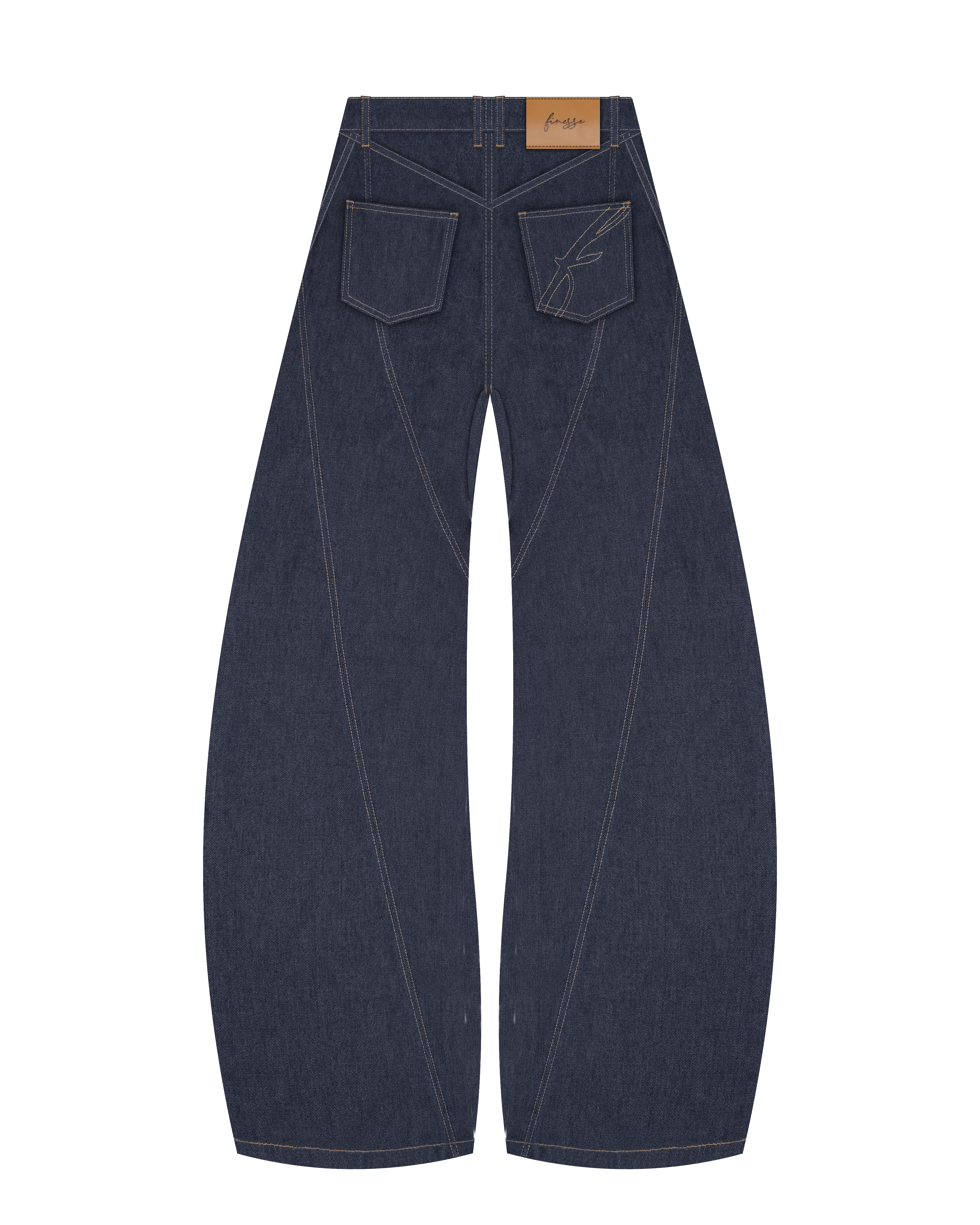 Raw Denim Pants