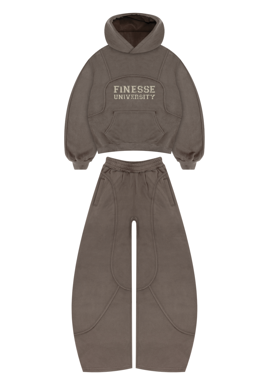 College Brown Tracksuit
