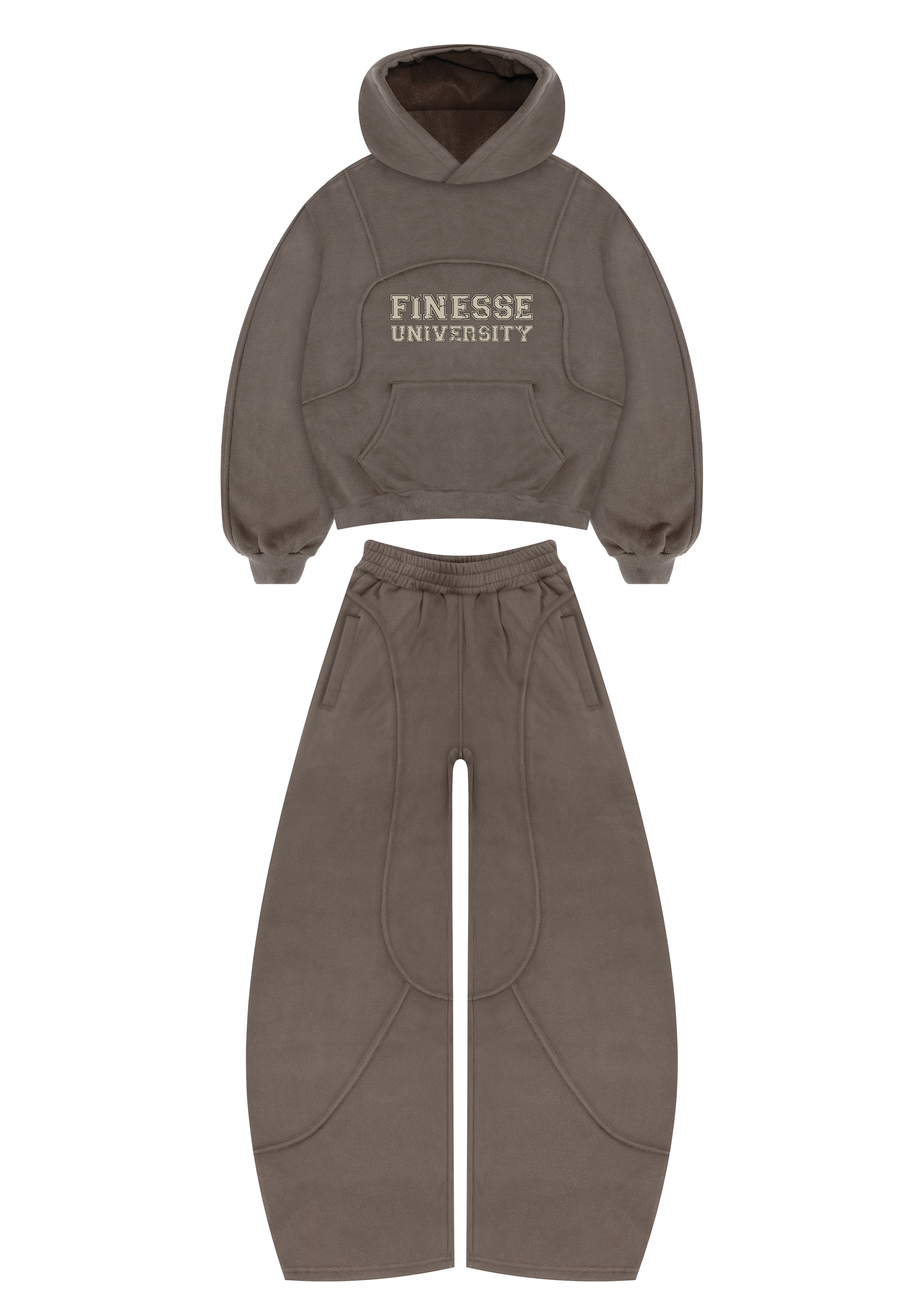 College Brown Tracksuit