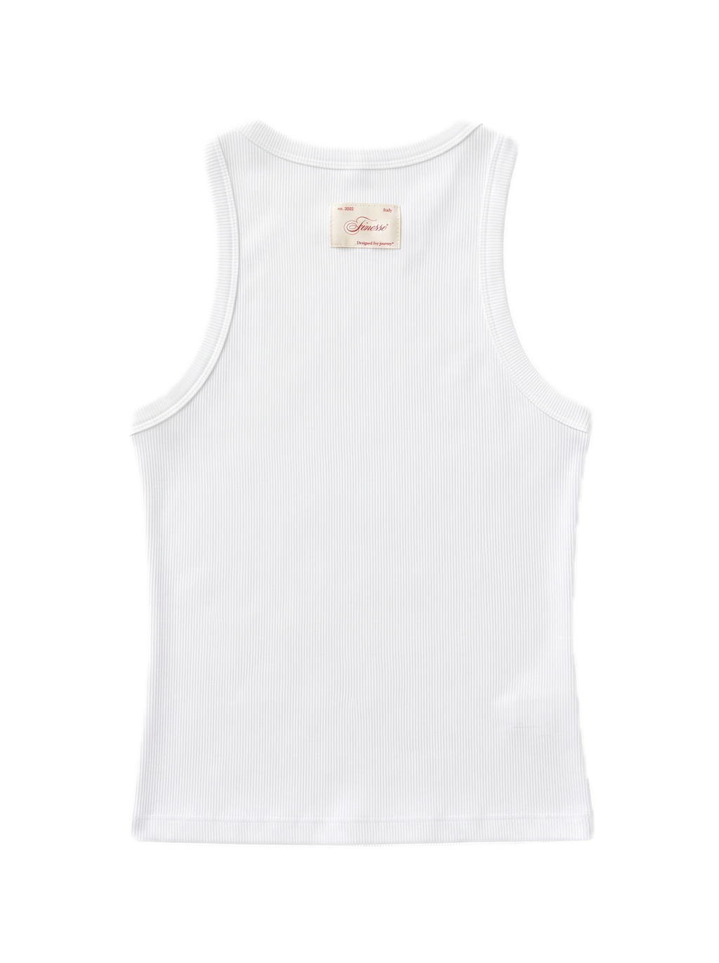 Athletic White Tank Top