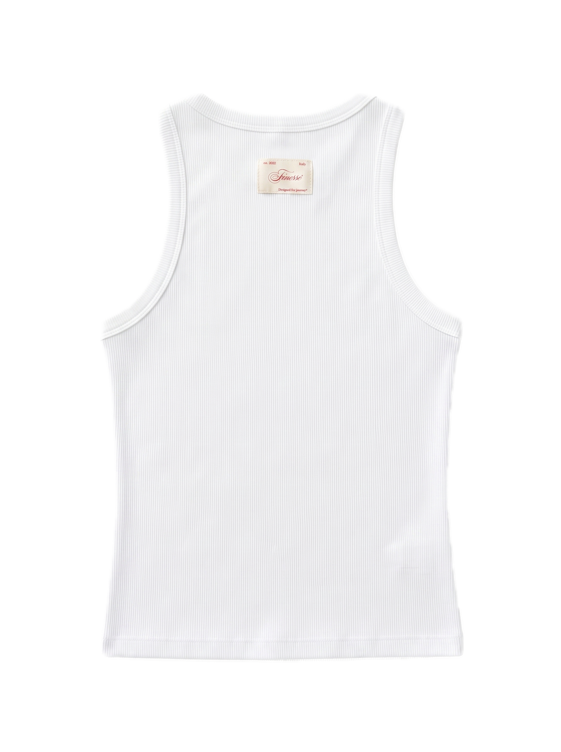 Athletic White Tank Top