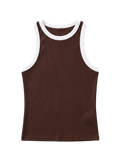 Athletic Brown Tank Top
