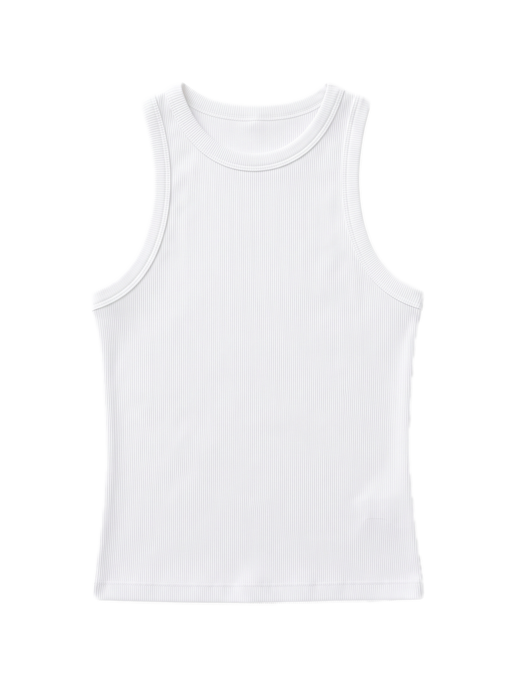Athletic White Tank Top