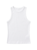 Athletic White Tank Top