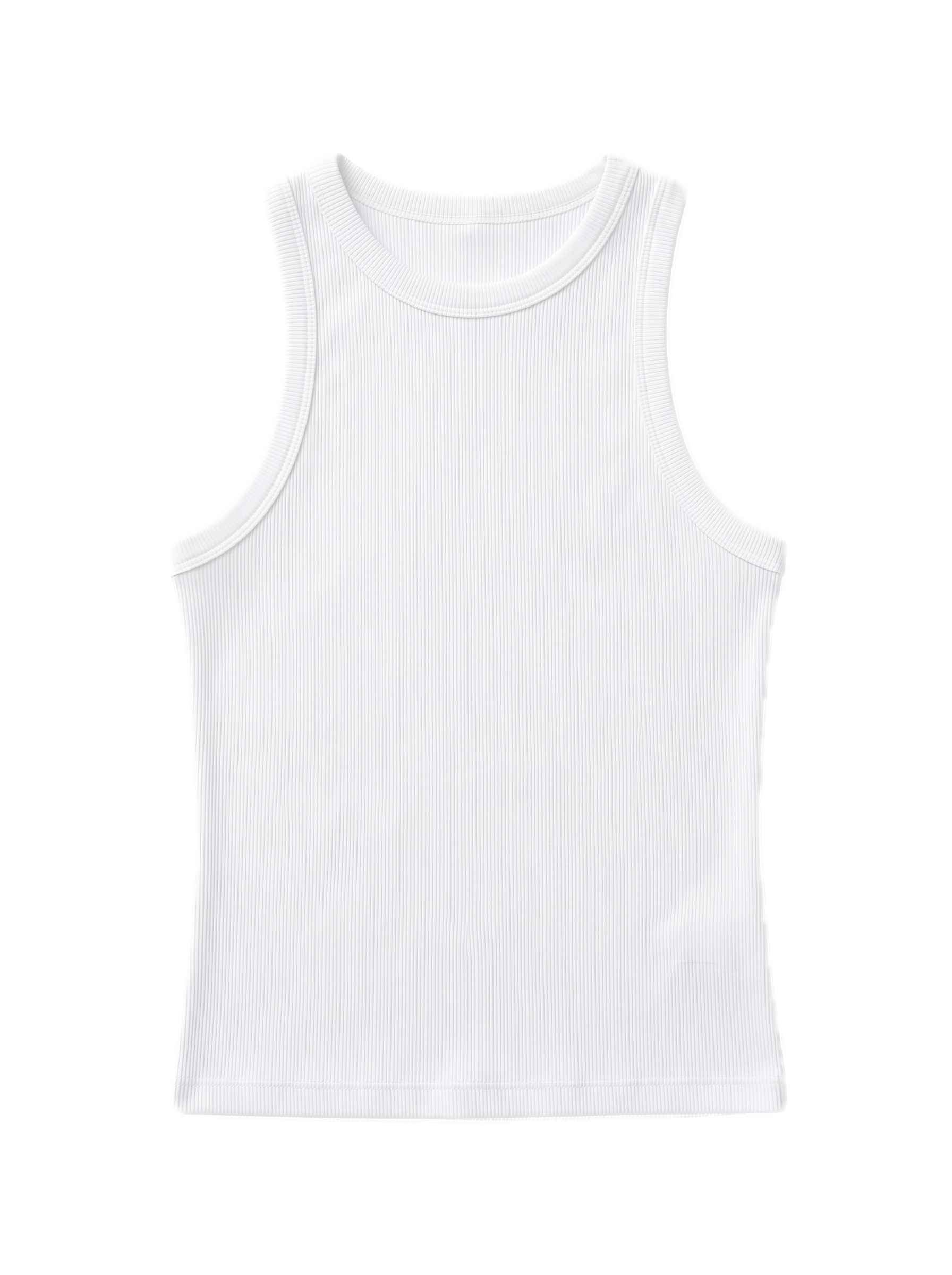 Athletic White Tank Top